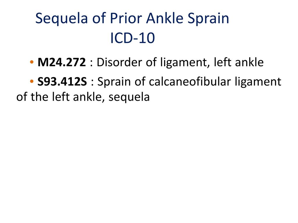 Sprain of calcaneofibular ligament of ankle